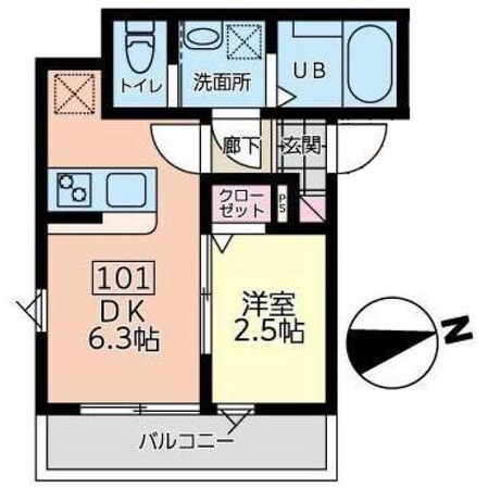 カーサフラーゼの物件間取画像